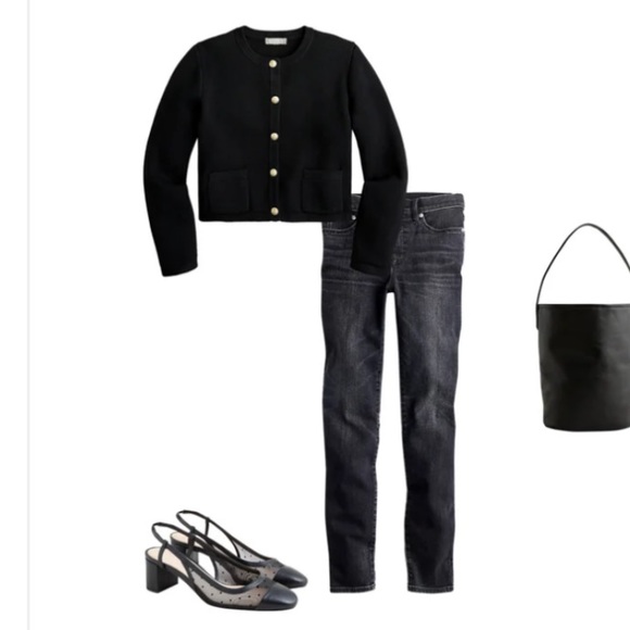 NWT J.Crew Emilie Patch-pocket Sweater Lady Jacket - Picture 4 of 7